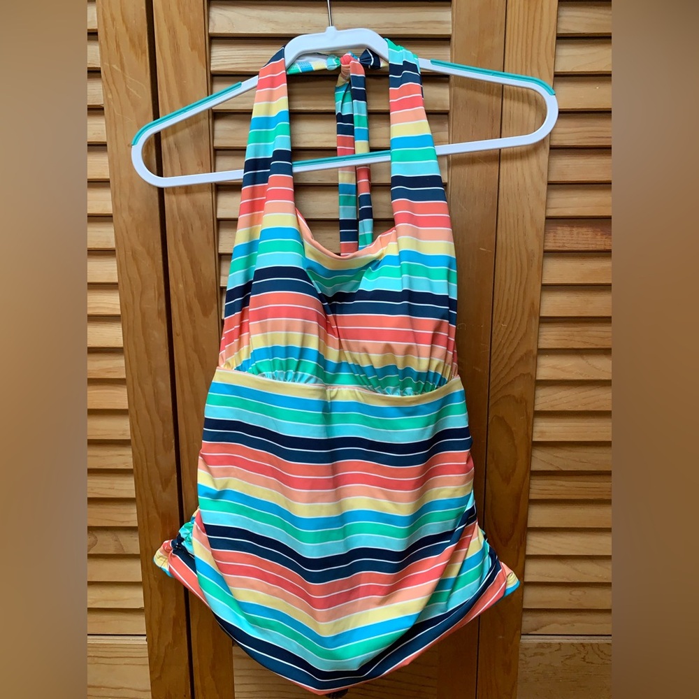 NWT Lands’ End Women’s Square Neck Tankini Swimsuit Top, size 16W